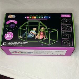 Creative Fort Building Kit - Green and Purple